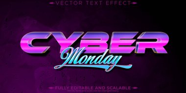 Siber düzenlenebilir metin efekti, düzenlenebilir pazartesi ve indirilebilir metin biçimi