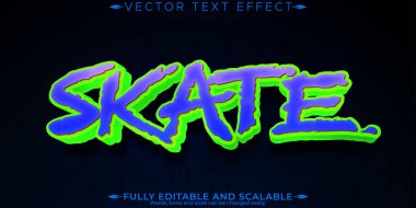 Düzenlenebilir metin efekti, düzenlenebilir şehir ve sokak metin biçimi