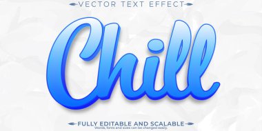 Soğutulabilir metin efekti, düzenlenebilir basit ve gevşetici metin biçimi