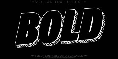 Retro etiket metin efekti, düzenlenebilir 70 'ler ve 80' ler metin biçimi