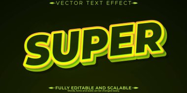 Retro etiket metin efekti, düzenlenebilir 70 'ler ve 80' ler metin biçimi