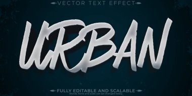 Kentsel düzenlenebilir metin efekti, düzenlenebilir sokak ve şehir metin biçimi