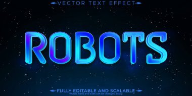 Yapay zeka metin efekti, düzenlenebilir teknoloji ve bilim