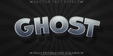 Korku filmi metin efekti, düzenlenebilir vintage ve korkutucu metin biçimi