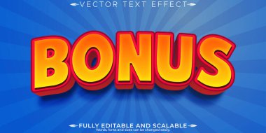 Düzenlenebilir metin efektleri, 3D çocuklar ve komik yazı tipi