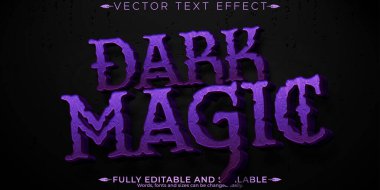 Cadılar Bayramı canavar metin efekti, düzenlenebilir korku ve korkutucu metin st