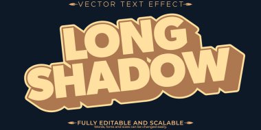 Retro etiket metin efekti, düzenlenebilir 70 'ler ve 80' ler metin biçimi