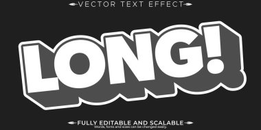 Retro etiket metin efekti, düzenlenebilir 70 'ler ve 80' ler metin biçimi