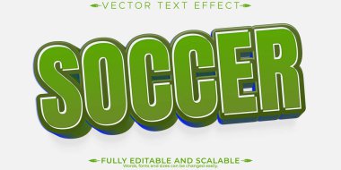 Spor metin efekti, düzenlenebilir basketbol ve futbol metin tarzı