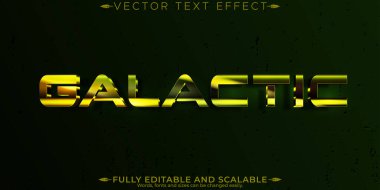 Galaktik düzenlenebilir metin efekti, düzenlenebilir UFO ve boşluk metin biçimi