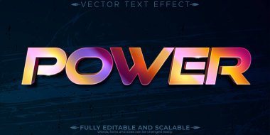 Güç düzenlenebilir metin efekti, düzenlenebilir savaşçı ve güçlü metin s