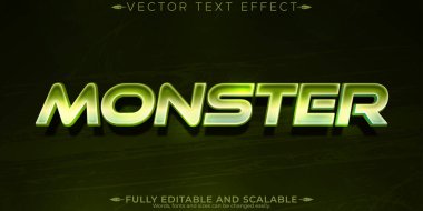 Canavar metin efekti, düzenlenebilir oyun ve korku metni biçimi