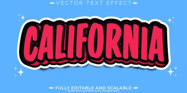 Retro etiket metin efekti, düzenlenebilir 70 'ler ve 80' ler metin biçimi