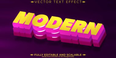 Yaratıcı etiket pazarlama metin efekti, düzenlenebilir modern ve post