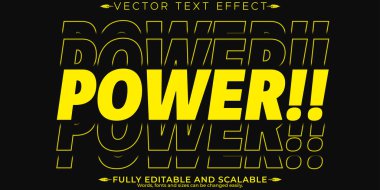 Çalışma metni efekti, düzenlenebilir stil ve spor salonu metin biçimi