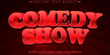 Komedi Gösterisi metin efekti, düzenlenebilir komik ve kişiselleştirilebilir f