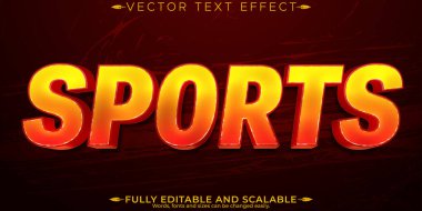 Spor metni efekti, düzenlenebilir atletizm ve uyarlanabilir f