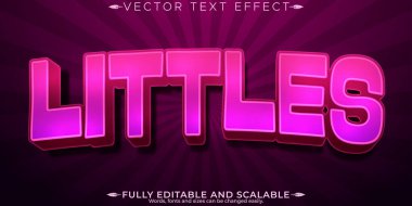 Pembe metin efekti, düzenlenebilir gül ve özelleştirilebilir yazı tipi st