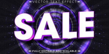 Pazarlama metin efekti, düzenlenebilir gönderi ve pankart yazı biçimi