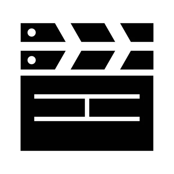 Clapper Board Director Film Movie Clapper Board Vector Illustration — Stock Vector