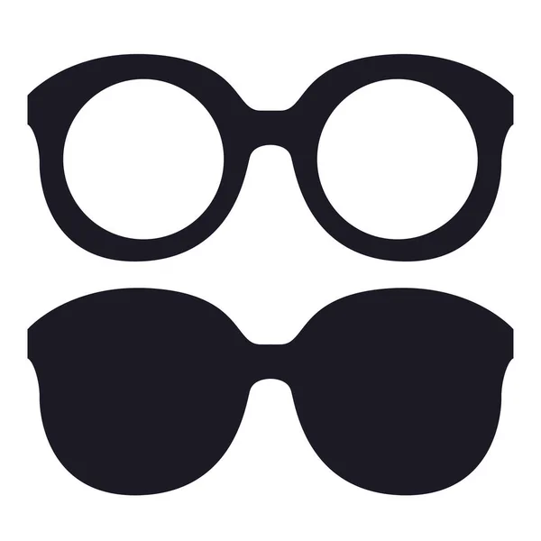 Brýle Vektorová Plochá Ikona Klient Izolovaný Bílém Pozadí — Stockový vektor