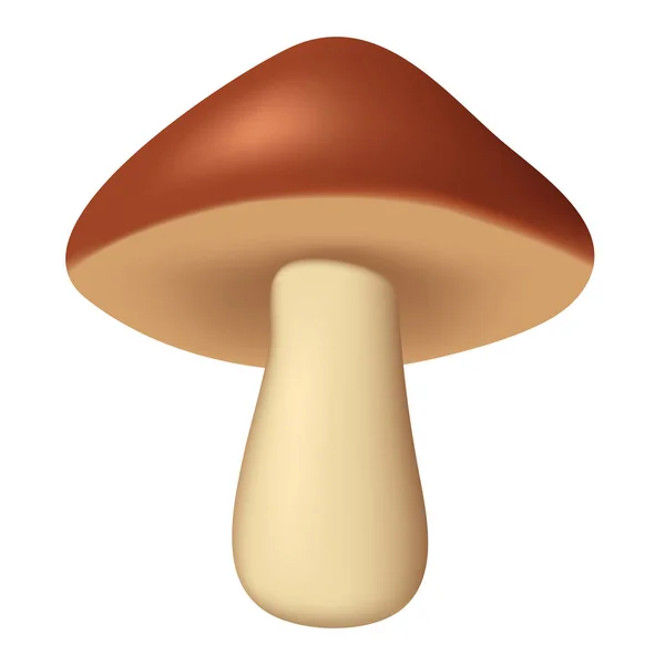 Porcini Mushroom Vector Clipart Isolated White Background — Stock Vector