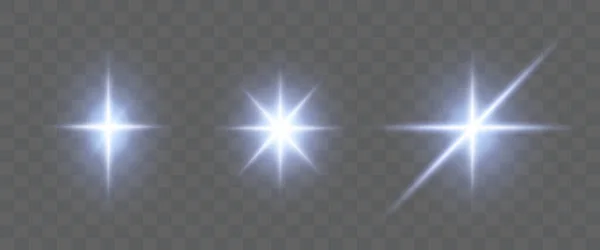 Glare Debu Bintang Vektor Glare Diisolasi Latar Transparan Stok Ilustrasi Bebas Royalti