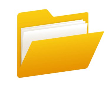 Dizin 3d simgesi. Beyaz arkaplanda vektör ortamı izole edildi.