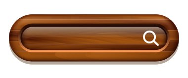 Arama alanı. Arama terimlerine girmek için tahta alan. Vektör ortamı.