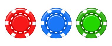 Gemiler hazır. Beyaz arkaplanda izole edilmiş vektör çipleri.