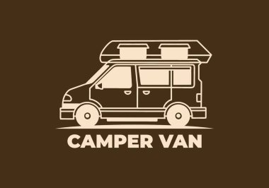 Bir karavan arabasının klasik sanat tasarımı