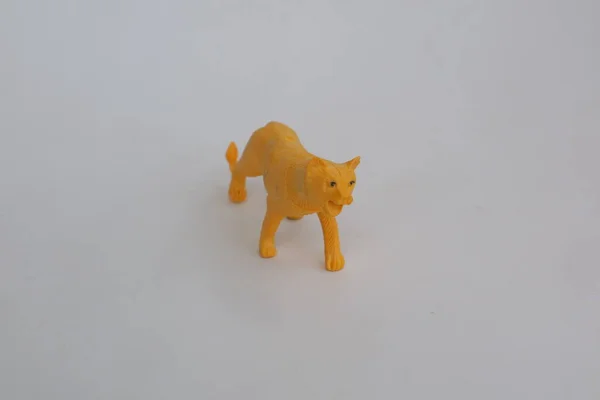 Zabawka Kształcie Lwicy Plastikowego Zdjęcia — Zdjęcie stockowe