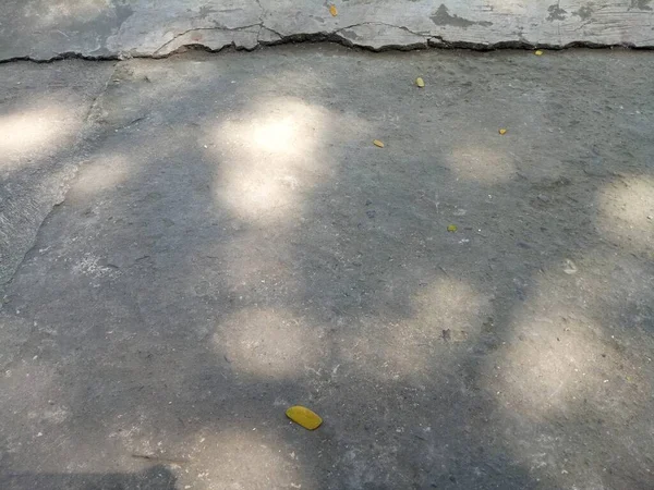 Ein Foto Eines Fußbodens Aus Zement Mit Dem Schatten Eines — Stockfoto