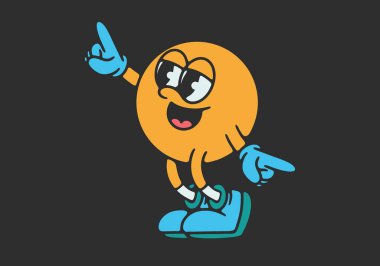 Dans pozisyonunda mutlu bir maskot karakteri, karanlık bir geçmişi var.