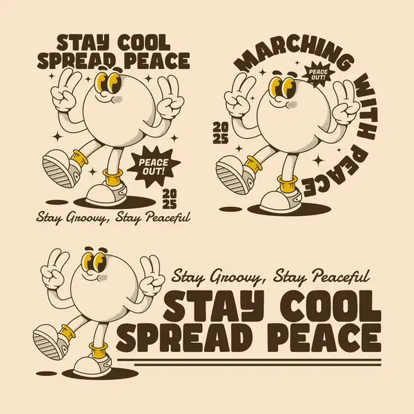 Barışı, karizmayı ve modaya uygun pozitifliği destekleyen eğlenceli bir trio.