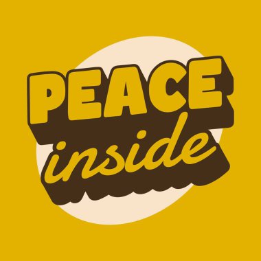 Kalın el harfleri, kaliteli titreşim ve sıcak renk düzeninde toprak tonuyla.