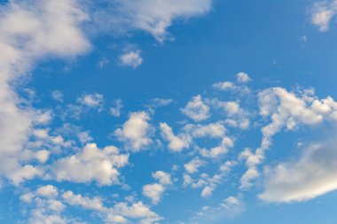 Scattered clouds during the daytime with a blue sky