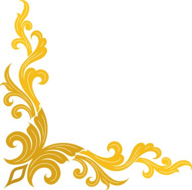 Geleneksel Tayland 'ın klasik köşe süsü