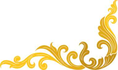 Geleneksel Tayland 'ın köşe süsleri