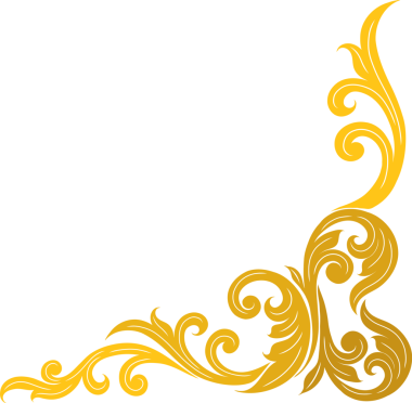 Geleneksel Tayland 'ın köşe süsleri