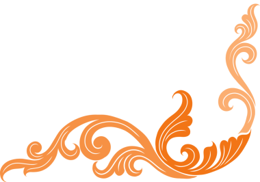 Geleneksel Tayland 'ın köşe çerçevesi