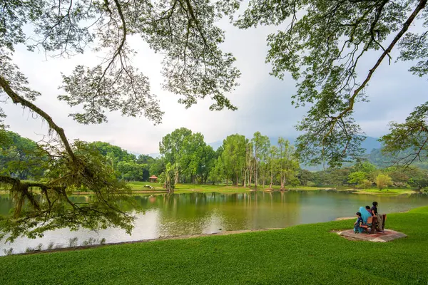Tayland şehrinin güzel manzarası