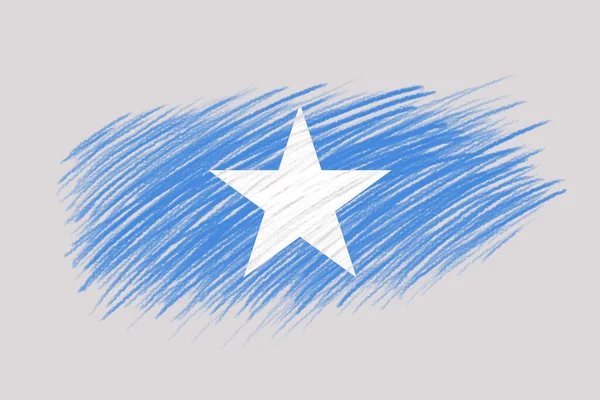 Bandeira Somália Estilo Vintage Escova Fundo — Fotografia de Stock