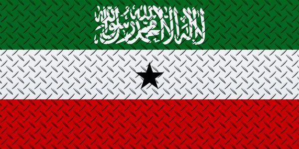 Flag Somaliland Metal Wall Background — Foto de Stock