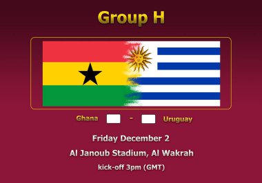 Dünya Kupası Katar 2022 Şampiyonası 'nın 3 boyutlu illüstrasyon grubu aşaması.