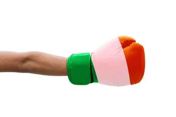 Прапор Ірландії Боксерських Рукавичках — стокове фото