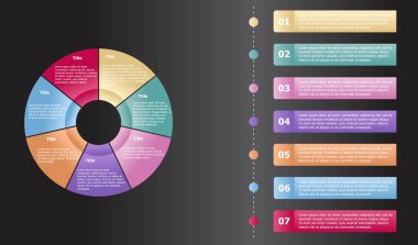 Web tasarımı için modern bilgi şablonu tasarım vektörü, UI uygulamaları, iş akışı sunumu, iş akışı düzeni, diyagram, yıllık rapor.