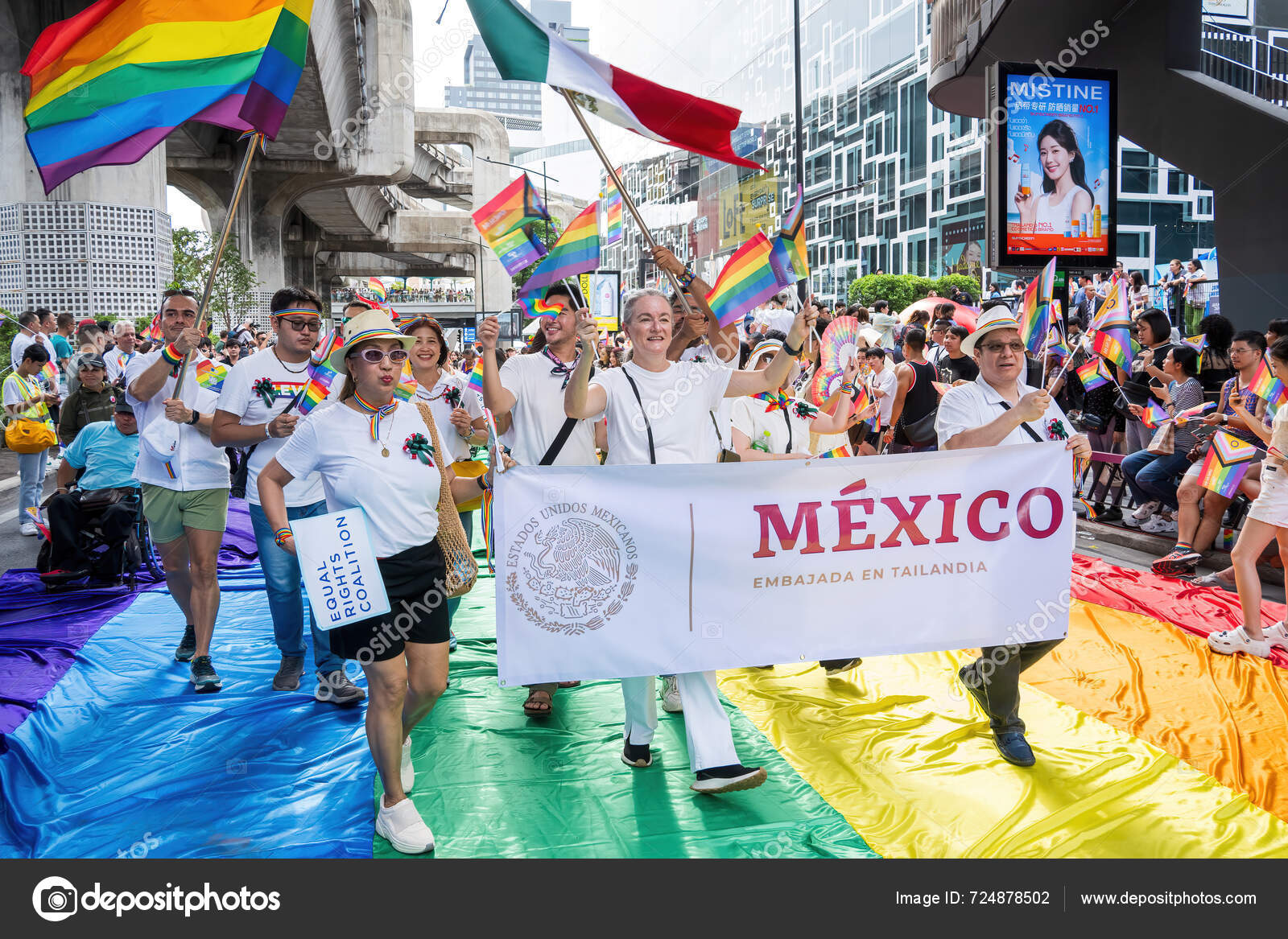 Bangkok Thailand Jun 2024 Bangkok Pride Festival 2024 Short Action