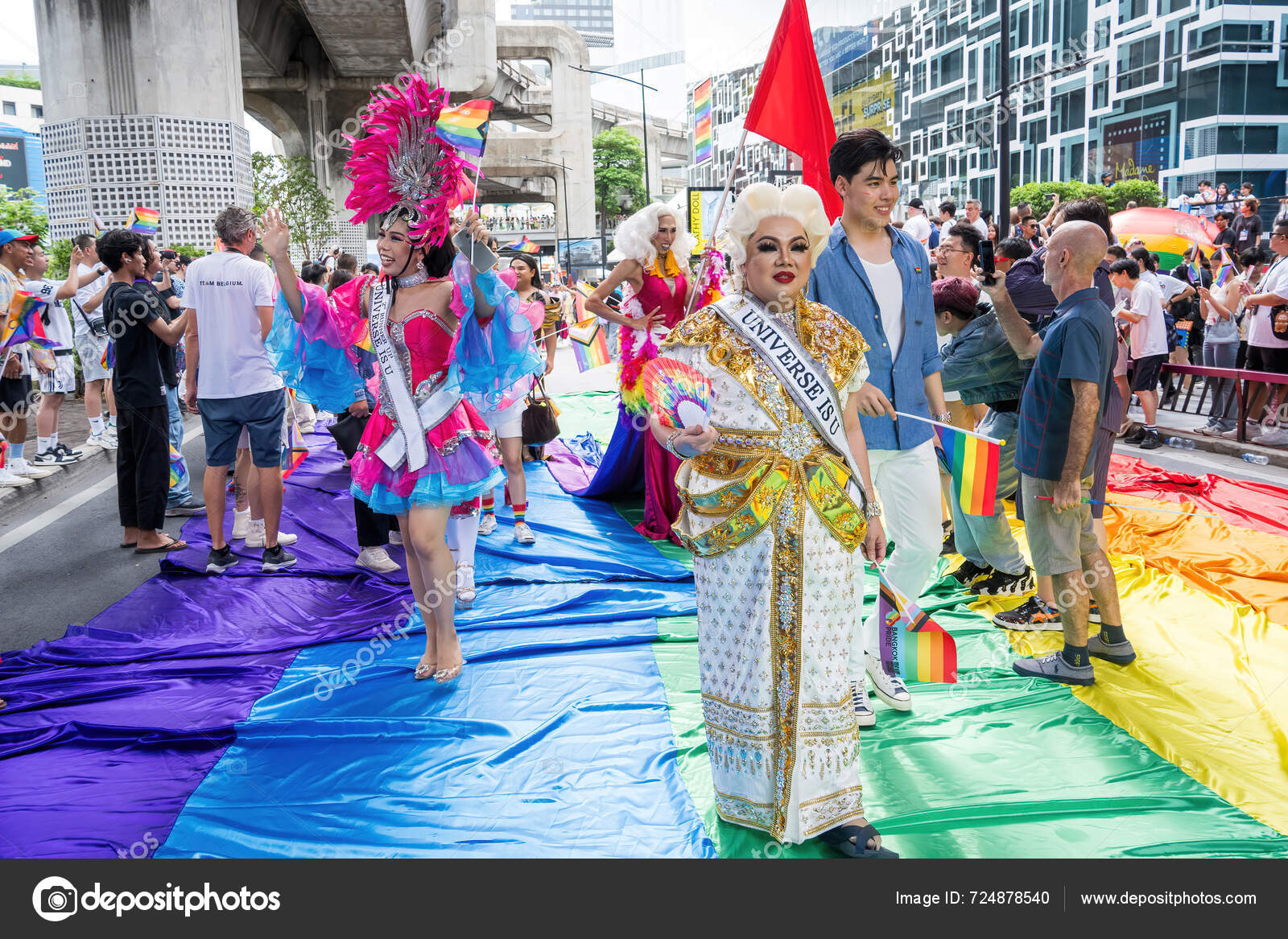 Bangkok Thaïlande Juin 2024 Bangkok Pride Festival 2024 L'action Courte