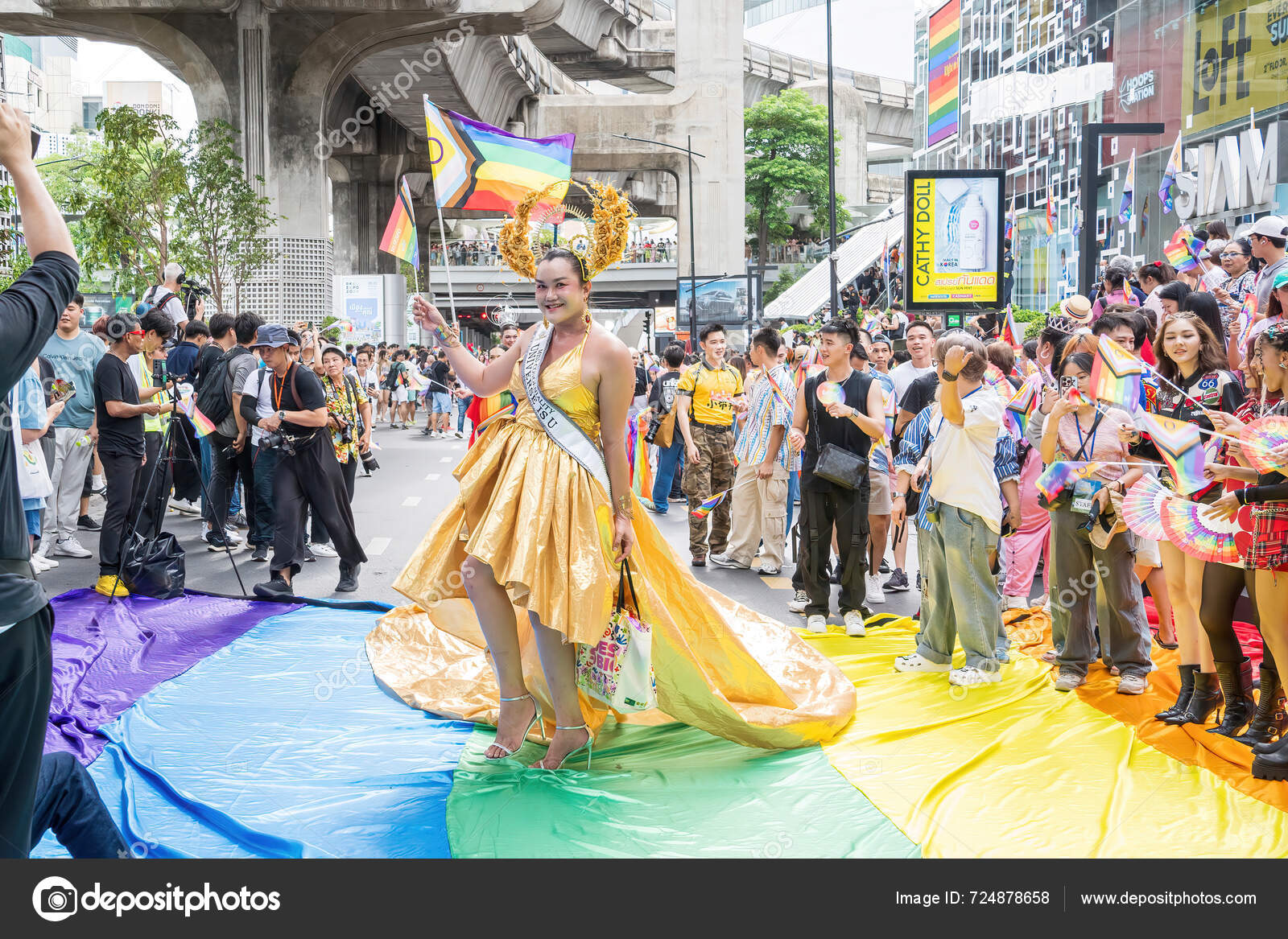 Bangkok Thaïlande Juin 2024 Bangkok Pride Festival 2024 L'action Courte